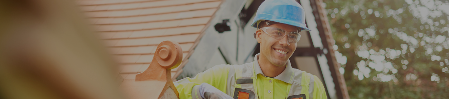 Male Roofer on House in Dover Kent
